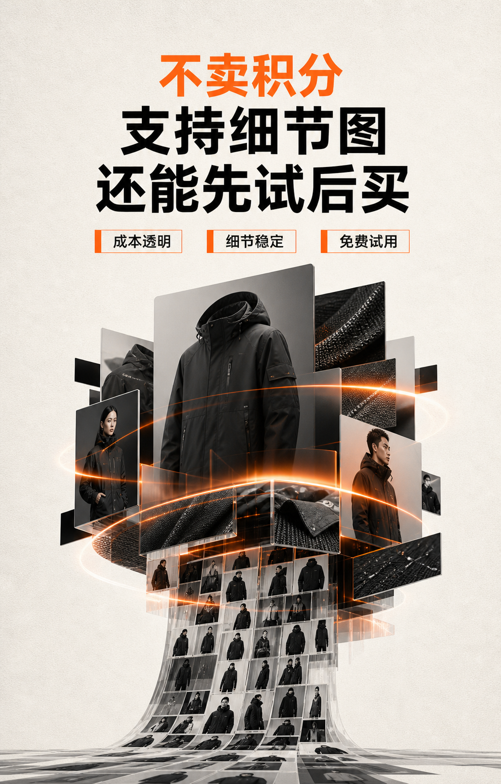 支点LOOK批量生成多张服装视觉成果